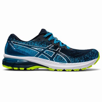 Asics Gt-2000 9 - Miesten Juoksukengät - Sininen/Valkoinen